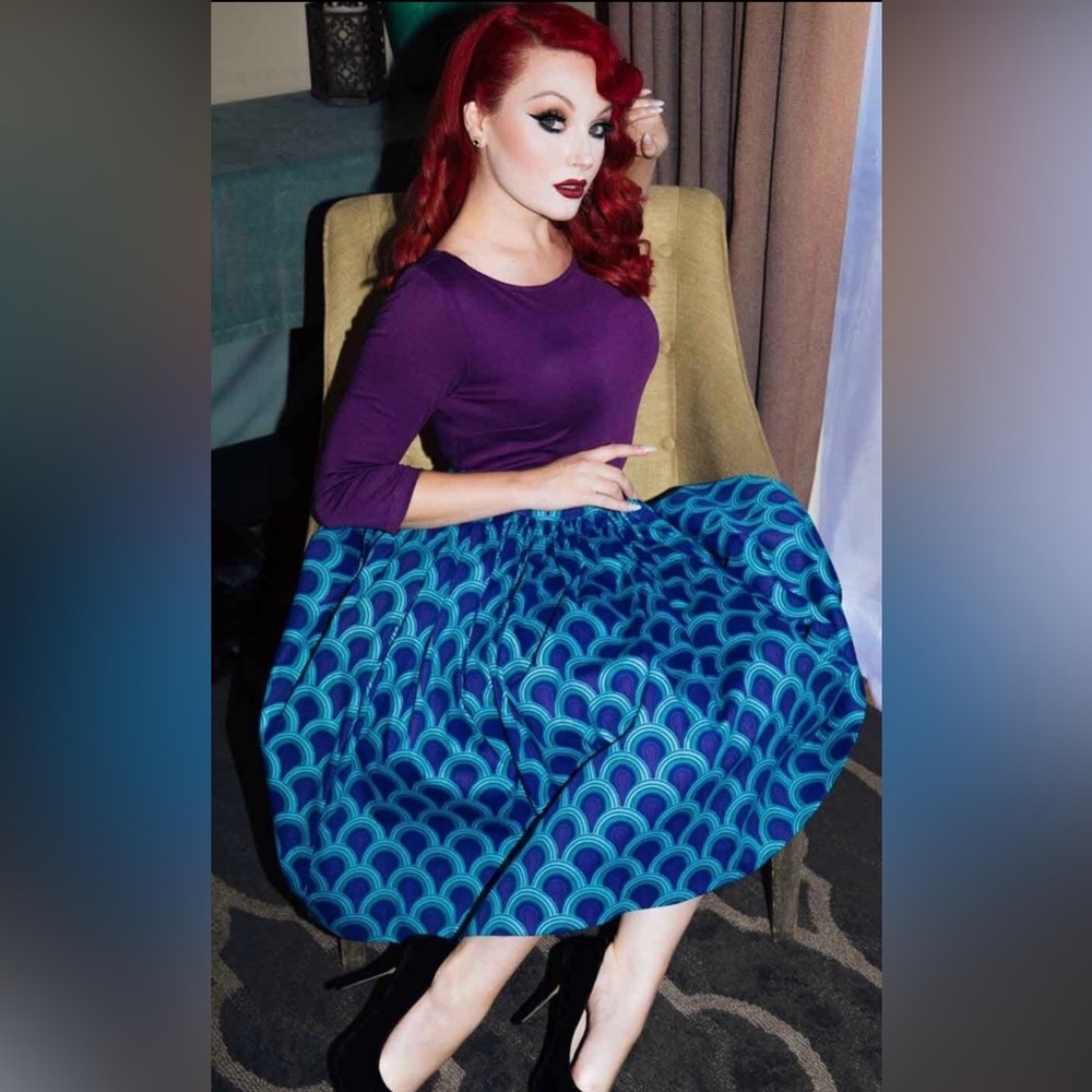 RARE - Pinup Girl Couture Hotel Collection Room 237 Bella Skirt - NWT - Size: XS